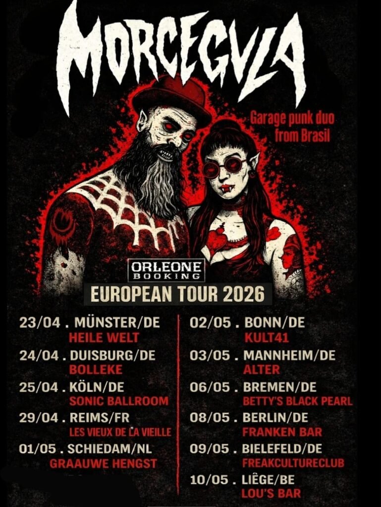 Banner divulgação Morcegula European Tour 2026