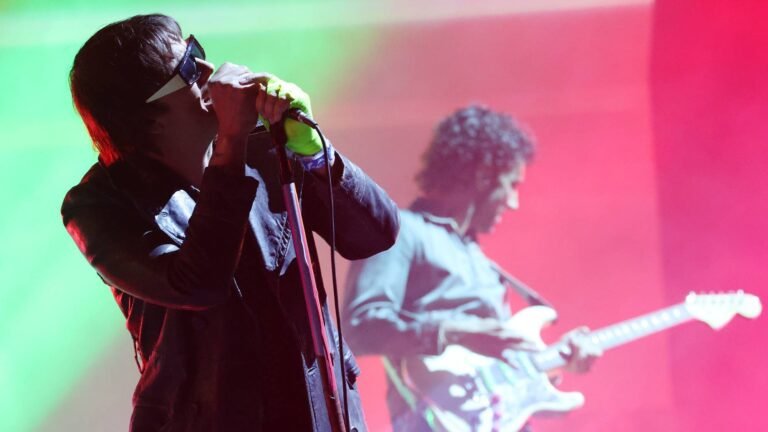 The Strokes. Julian Casablancas of . Kevin Mazur/Getty for Coachella