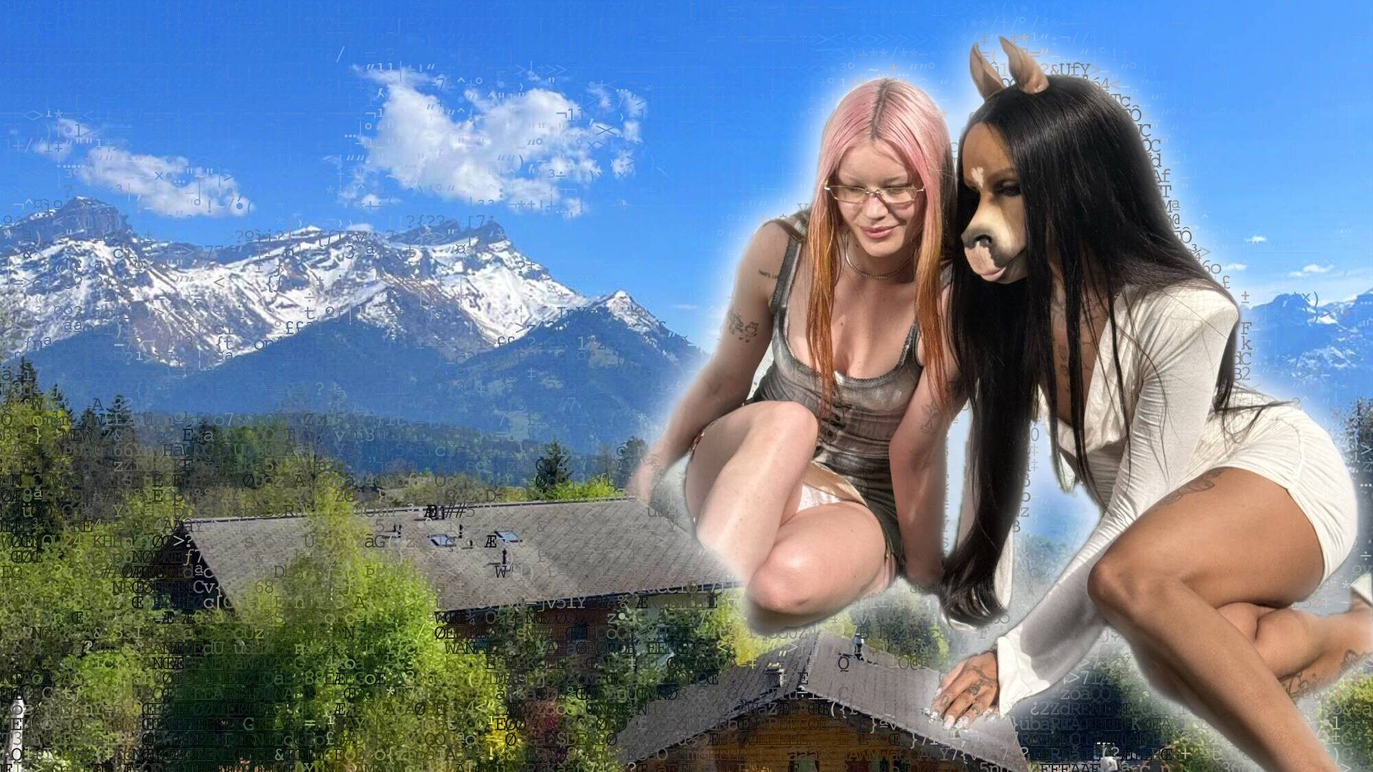 Wet Leg. 's Rhian Teasdale and HorsegiirL Press
