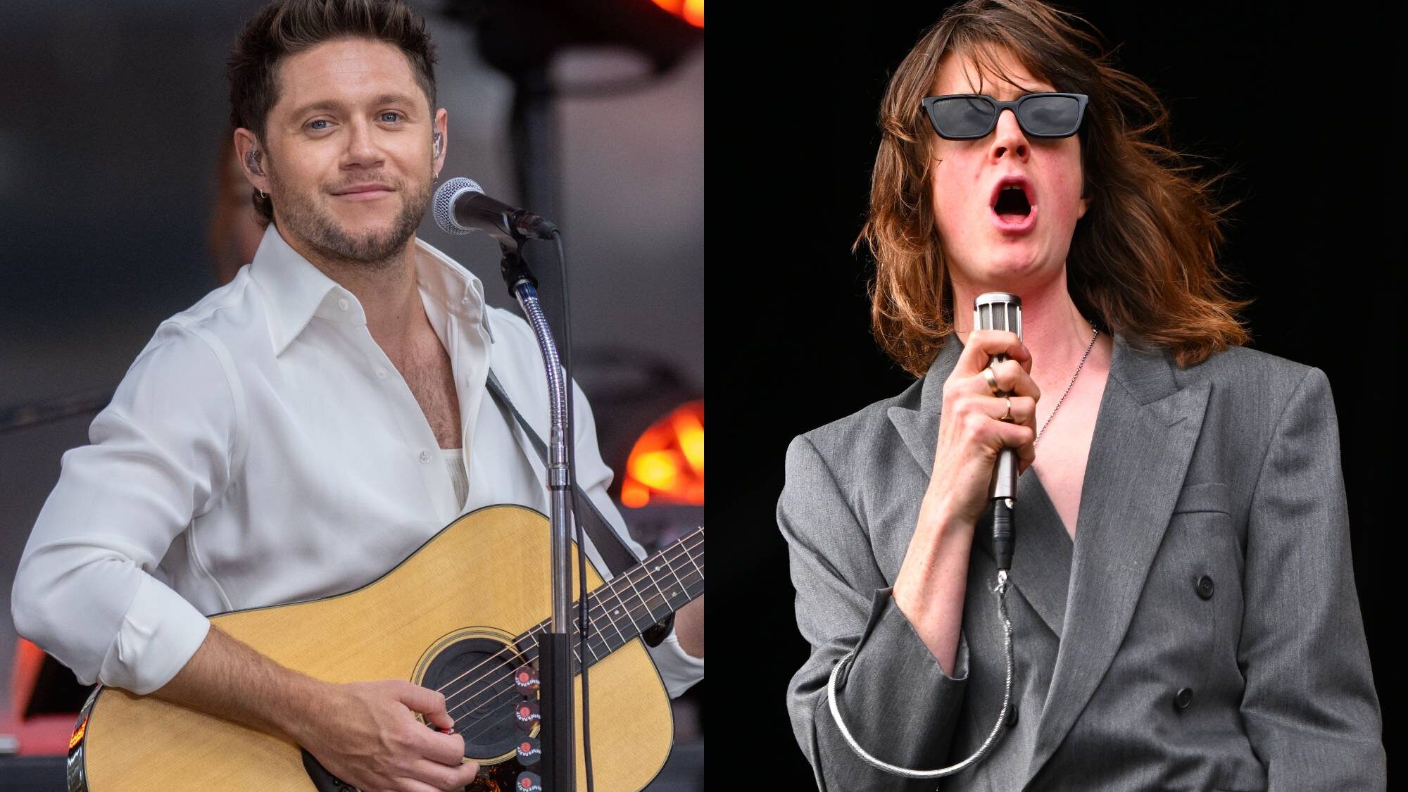 Blossoms. Niall Horan and ’ Tom Ogden. NDZ/Star Max/Matthew Baker/Getty Images