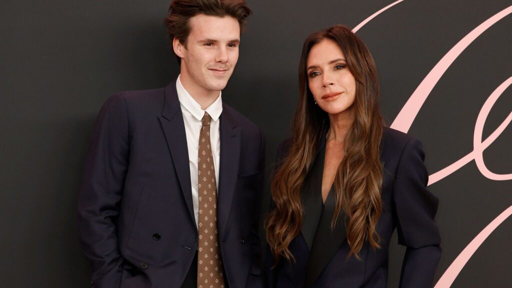 Cruz Beckham. and Victoria Beckham. Frazer Harrison/Getty Images