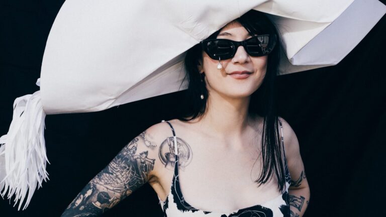 Japanese Breakfast. Michelle Zauner of at Glastonbury 2025, by Derek Bremner