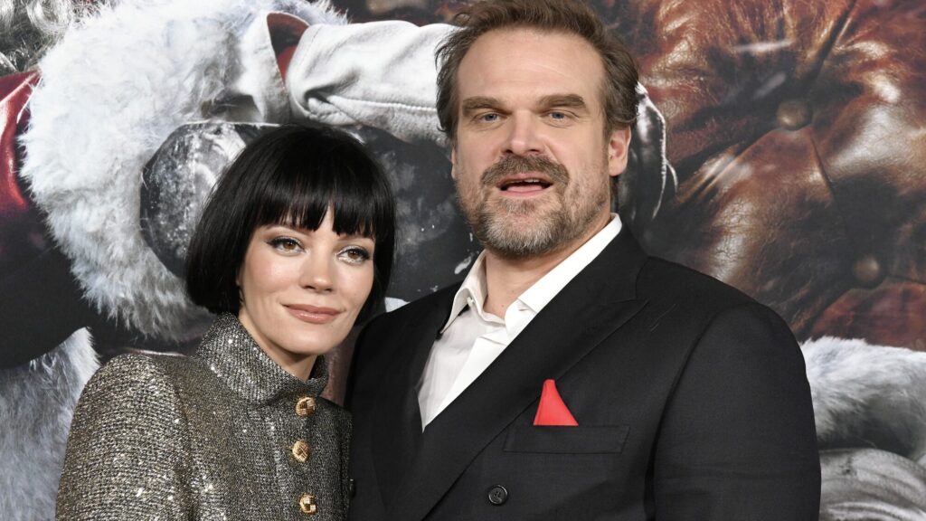 Lily Allen. and David Harbour