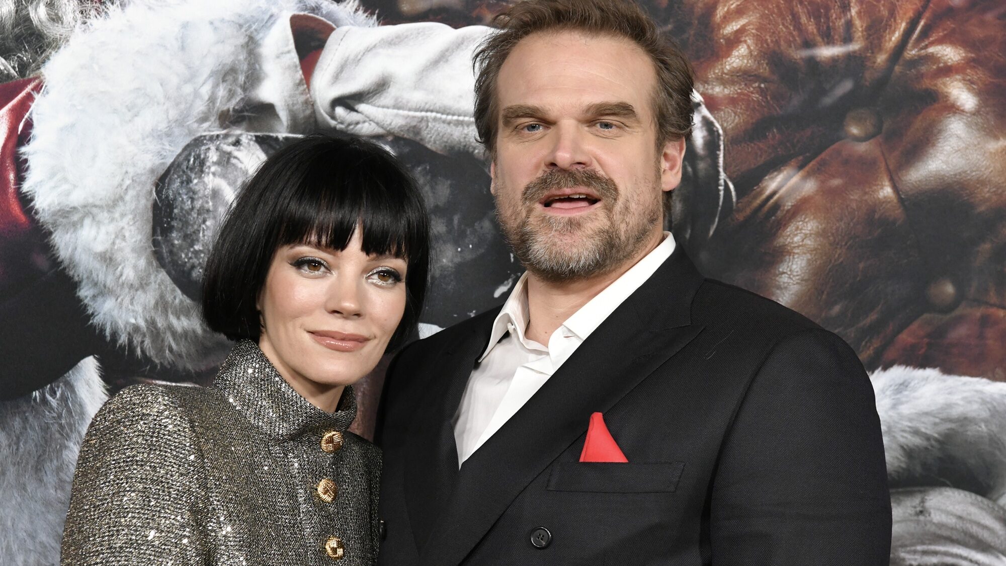 Lily Allen. and David Harbour