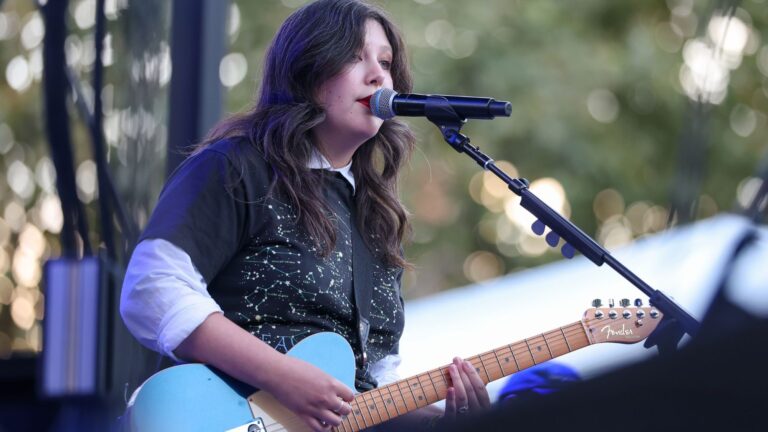 Lucy Dacus. performs at Bumbershoot Festival